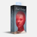 Маска серце сітка із повністю закритим обличчям Feral Feelings - Hearts Mask Red/Red - Зображення 2