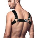Чоловіча портупея на груди Feral Feelings - Bulldog Harness Black - Зображення 2