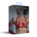 Ліф Серце Feral Feelings - Hearts Bra Red Trasparent - Зображення 2