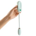 Вакуумний кліторальний стимулятор Otouch Louis Vibrate Teal з віброяйцем, у кейсі - Зображення 4