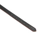 Силіконовий кляп Liebe Seele Wine Red Ball Gag, діаметр кульки 4,3 см, ремінь із натуральної шкіри - Зображення 4