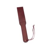 Двосторонній паддл Liebe Seele Wine Red Spanking Paddle, натуральна шкіра - Зображення 2