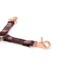 Шкіряна хрестовина Liebe Seele Wine Red Hogtie - Зображення 4