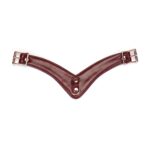 Шкіряні трусики для вібратора Liebe Seele Wine Red Forced Orgasm Strop, повністю регульовані - Зображення 7