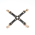 Хрестовина Liebe Seele Black Organosilicon Hogtie, екошкіра
