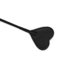 Шльопалка-сердечко Liebe Seele Black Organosilicon Riding Crop, екошкіра - Зображення 4