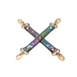 БДСМ-набір Liebe Seele Vivid Rainbow 8 Pieces Set, 8 аксесуарів, екошкіра на оксамитовій основі - Зображення 7