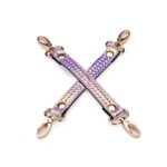 Набір Liebe Seele Pink G lossy 7pcs Bondage Kit, фіксатори, нашийник з повідцем, кляп, флогер, маска - Зображення 7