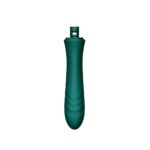 Компактна смарт секс-машина Zalo – Sesh Turquoise Green, 2 насадки, пульт ДК, кристал Swarovski - Зображення 9