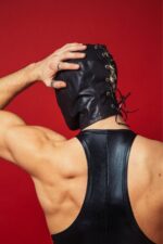 Закритий шкіряний капюшон D&A Deprivation mask Leather - Зображення 3