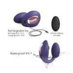 Віброяйце з вакуумною кліторальною стимуляцією Love To Love Wonderlover MIDNIGHT INDIGO - Зображення 4