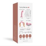 Насадка для страпона з подвійною точковою пульсацією Strap-On-Me TAPPING DILDO WAVE – CORAL PINK, М - Зображення 6