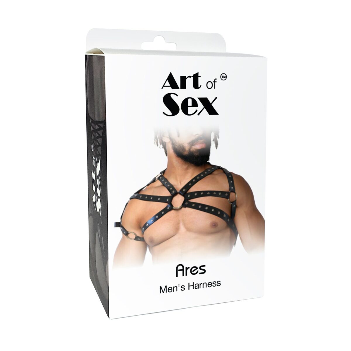 Чоловіча портупея Art of Sex - Ares, натуральна шкіра, колір Чорний, розмір L-2XL - Зображення 4