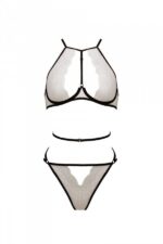 Комплект білизни Passion CHIKA SET, S/M, cream, топ, трусики - Зображення 3