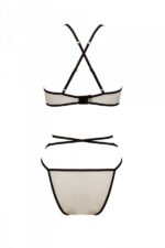Комплект білизни Passion CHIKA SET, S/M, cream, топ, трусики - Зображення 4