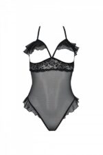 Еротичне боді Passion DOLLY BODY, XXL/XXXL, black, з відкритими чашками - Зображення 3