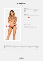 Трусики Obsessive Chemeris thong M/L - Зображення 7