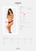 Трусики з доступом Obsessive Latinesa crotchless thong M/L Новинка - Зображення 7