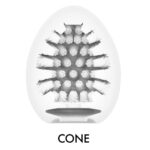 Мастурбатор-яйце Tenga Egg Cone, щільний TPE, пробник лубриканту 5 мл - Зображення 3