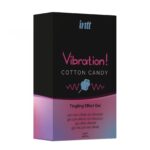 Рідкий вібратор Intt Vibration Cotton Candy (15 мл), густий гель, дуже смачний, діє до 30 хвилин - Зображення 3