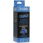 Спрей для мінету Doc Johnson GoodHead DeepThroat Spray - Blue Raspberry 59 мл для глибокого мінету - Зображення 2