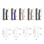 Насадка для страпона Strap-On-Me Dual Density Dildo Caramel S, діаметр 2,7 см, двошарова, гнучка - Зображення 4