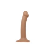 Насадка для страпона Strap-On-Me Dual Density Dildo Caramel S, діаметр 2,7 см, двошарова, гнучка - Зображення 2