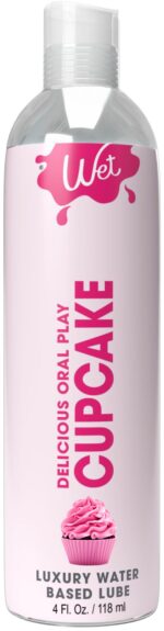 Лубрикант на водній основі Wet Oral Play Cupcake (118 мл), їстівний, без цукру - Зображення 3