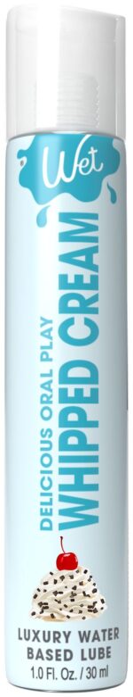 Лубрикант на водній основі Wet Oral Play Whipped Cream (30 мл), їстівний, без цукру - Зображення 2