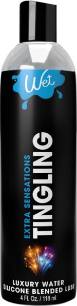 Охолоджувальний лубрикант на водно-силіконовій основі Wet Extra Sensations Tingling (118 мл) - Зображення 3
