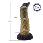 Силіконовий дилдо Hismith 8.5" Squama Beast Silicone Dildo Monster Series - Зображення 2