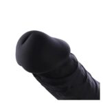 Силіконовий дилдо Hismith 8.3" Silicone Dildo Black - Зображення 6