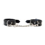 Наручники із екошкіри Art of Sex - Handcuffs Emoji, колір чорний - Зображення 3