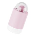 Вібратор-цукерка на паличці KISSTOY Pink Pop, зарядний кейс-нічник, 10 режимів вібрації - Зображення 3