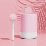 Вібратор-цукерка на паличці KISSTOY Pink Pop, зарядний кейс-нічник, 10 режимів вібрації - Зображення 6
