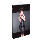 (SALE) Спідниця-олівець зі шнурівкою Noir Handmade F152 Powerwetlook pencil skirt S з мокрим ефектом - Зображення 5