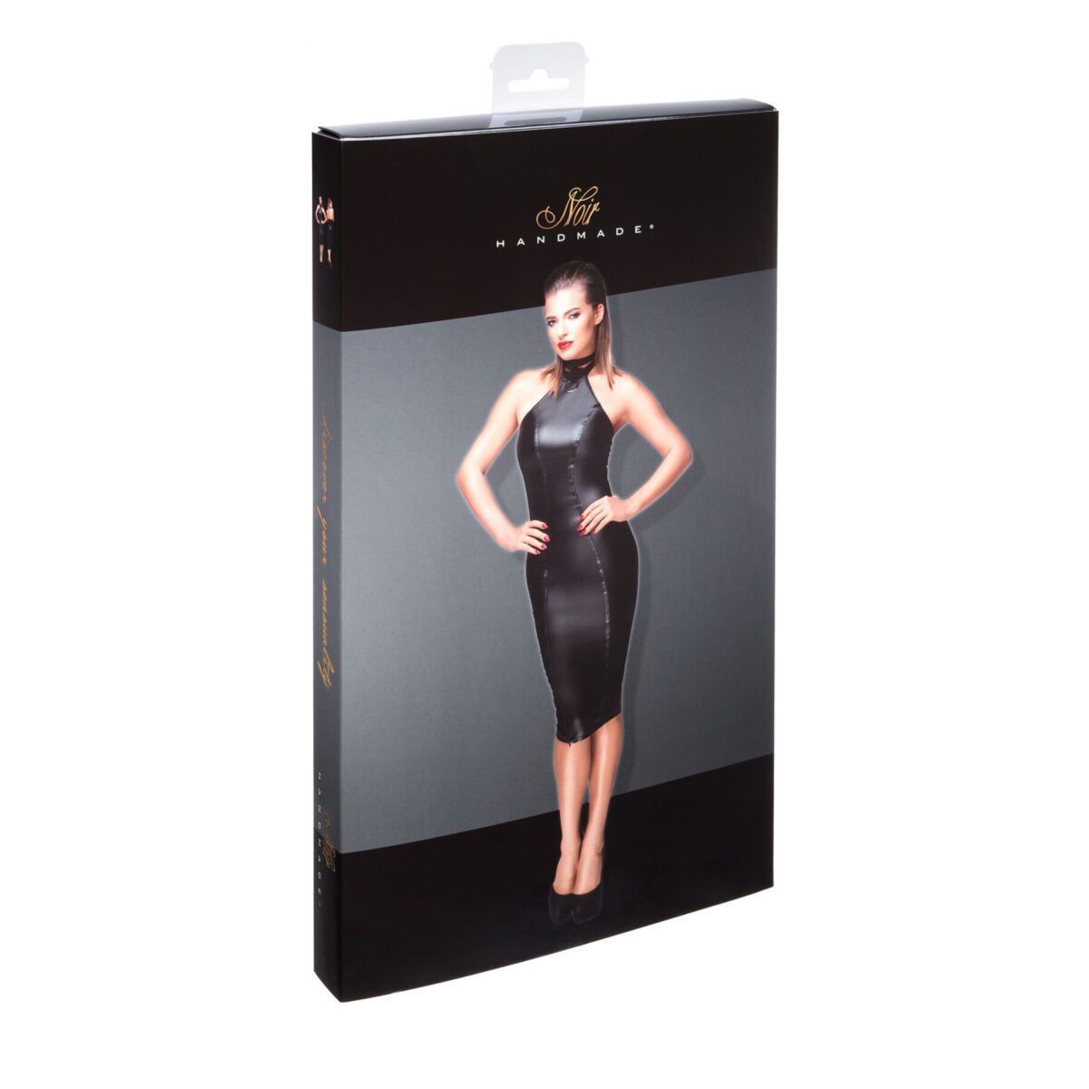 Сукня Noir Handmade F160 Powerwetlook pencil dress - L - Зображення 6