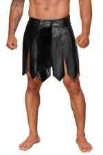 Чоловіча спідниця гладіатора Noir Handmade H053 Eco leather men's gladiator skirt - XL - Зображення 2