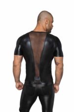 Футболка Noir Handmade H056 Men's T-shirt made of powerwetlook - M - Зображення 2