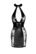 Сукня Noir Handmade F238 Short tulle dress with powerwetlook inserts - L - Зображення 4