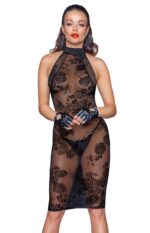 (SALE) Сукня Noir Handmade F240 Midi tulle dress with velvet straps - S
