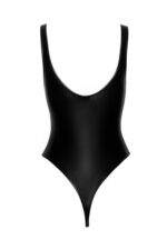 Боді Noir Handmade F244 Powerwetlook body with high cut bottom hem - L - Зображення 5