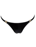 Трусики Noir Handmade P008 Powerwetlook panty with gold clasp - M - Зображення 4