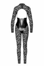 Комбінезон Noir Handmade F299 Enigma lace catsuit with underbust bodice - XL - Зображення 6