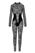 Комбінезон Noir Handmade F299 Enigma lace catsuit with underbust bodice - XL - Зображення 5