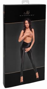Легінси Noir Handmade F304 Taboo wetlook leggings with open crotch and bum - M - Зображення 6