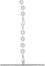 Комбінезон Noir Handmade F306 Mirage catsuit with jewelry rhinestone chain adorning the back - M - Зображення 7