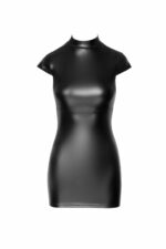 Сукня Noir Handmade F309 Fantasy wetlook mini dress with lace up back - L - Зображення 4