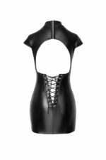 Сукня Noir Handmade F309 Fantasy wetlook mini dress with lace up back - L - Зображення 5
