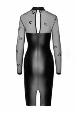 Сукня Noir Handmade F310 Sublime wetlook and flocked mesh midi dress - XL - Зображення 5